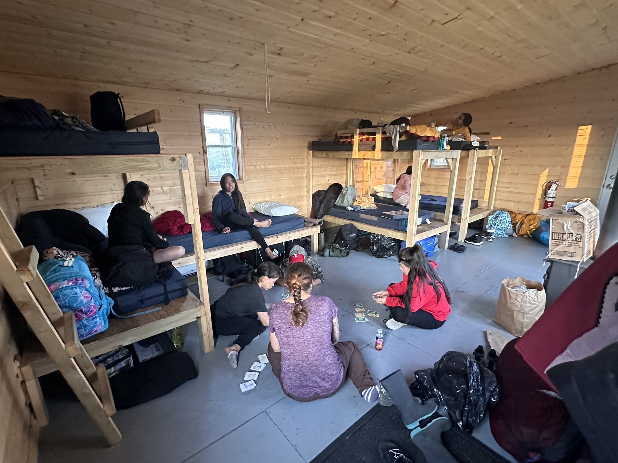 Inside Sukkuk dormitory camp