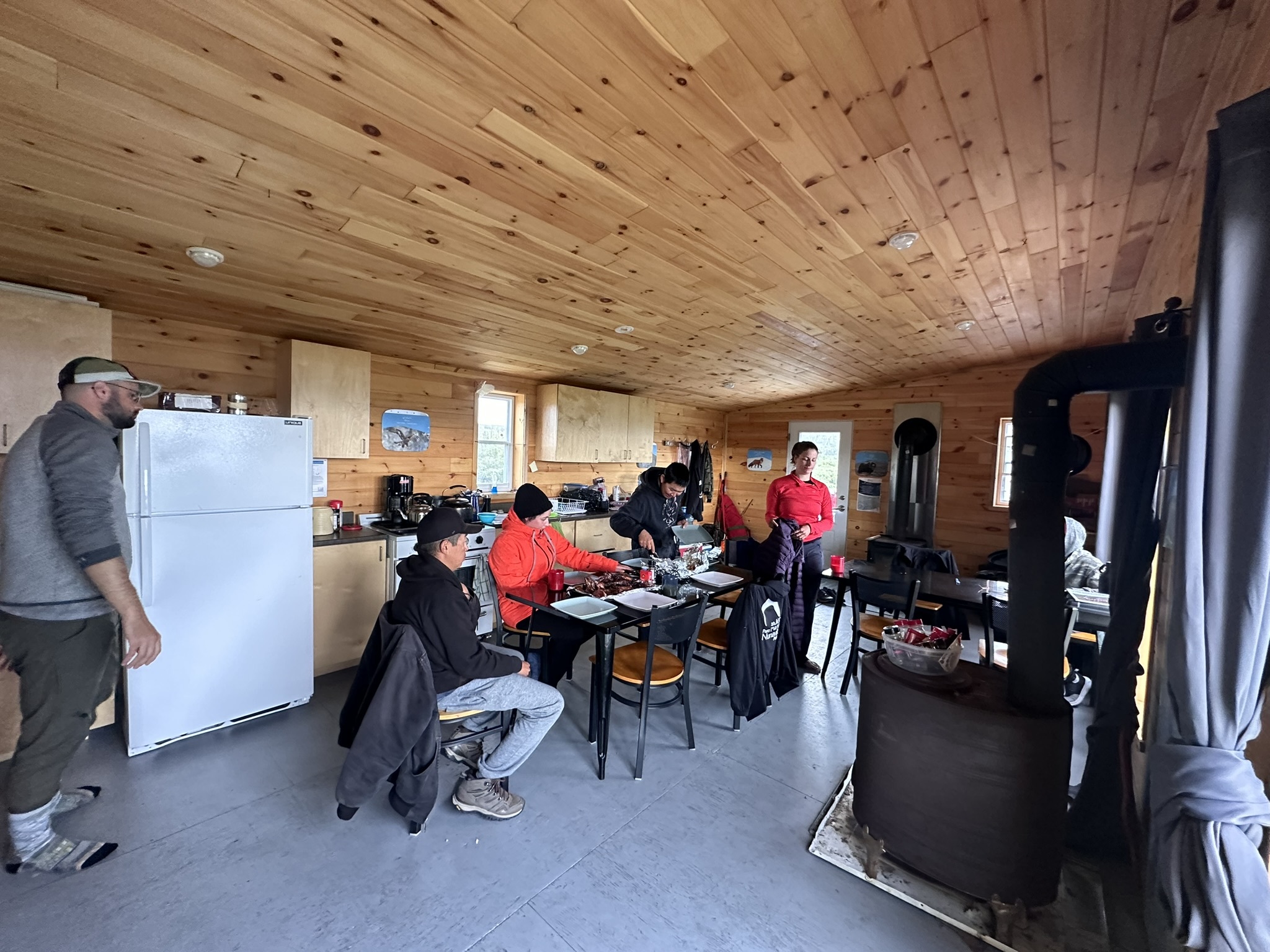 Inside Sukkuk kitchen camp