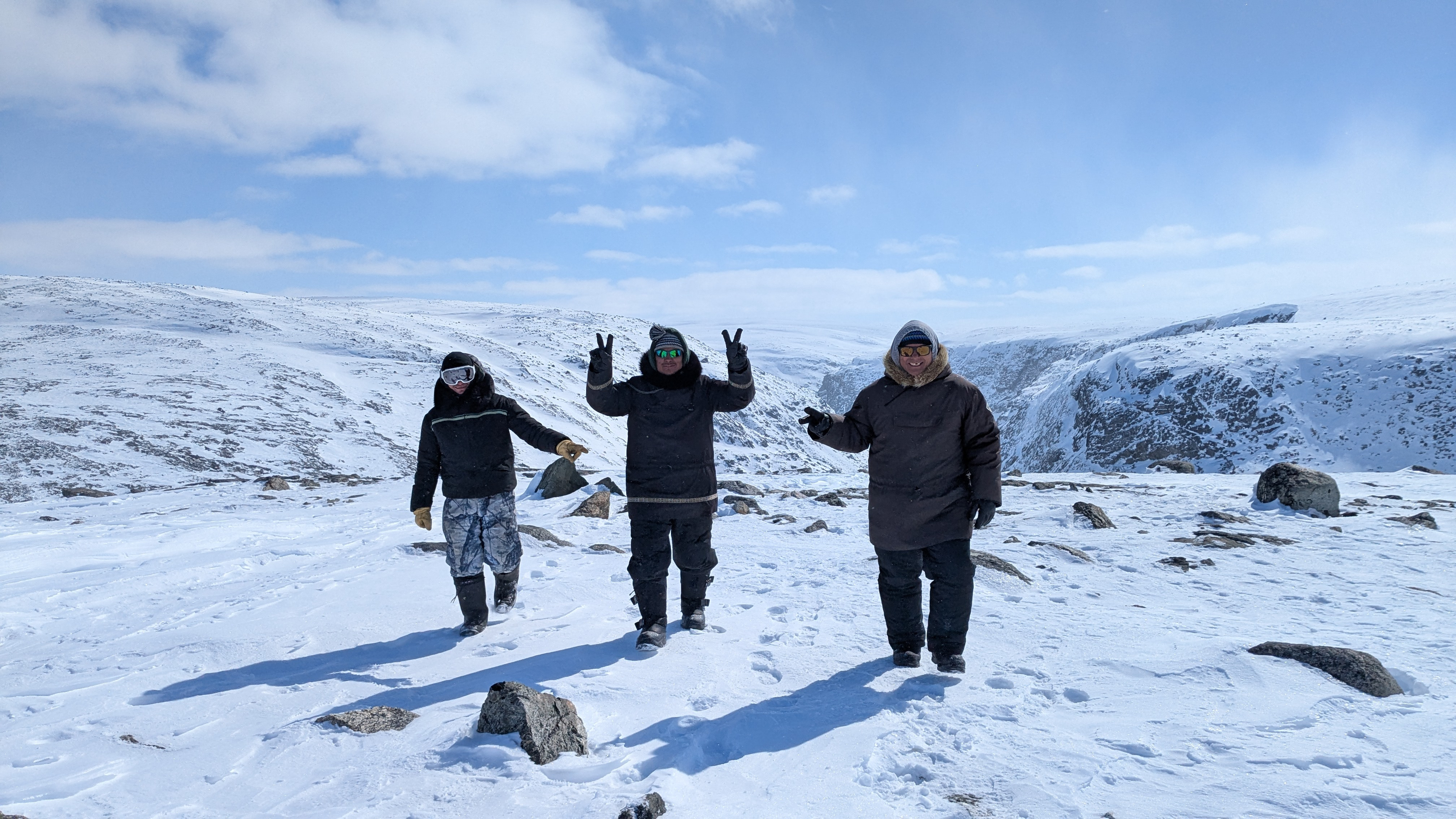 En route vers le Parc National Pingaluit